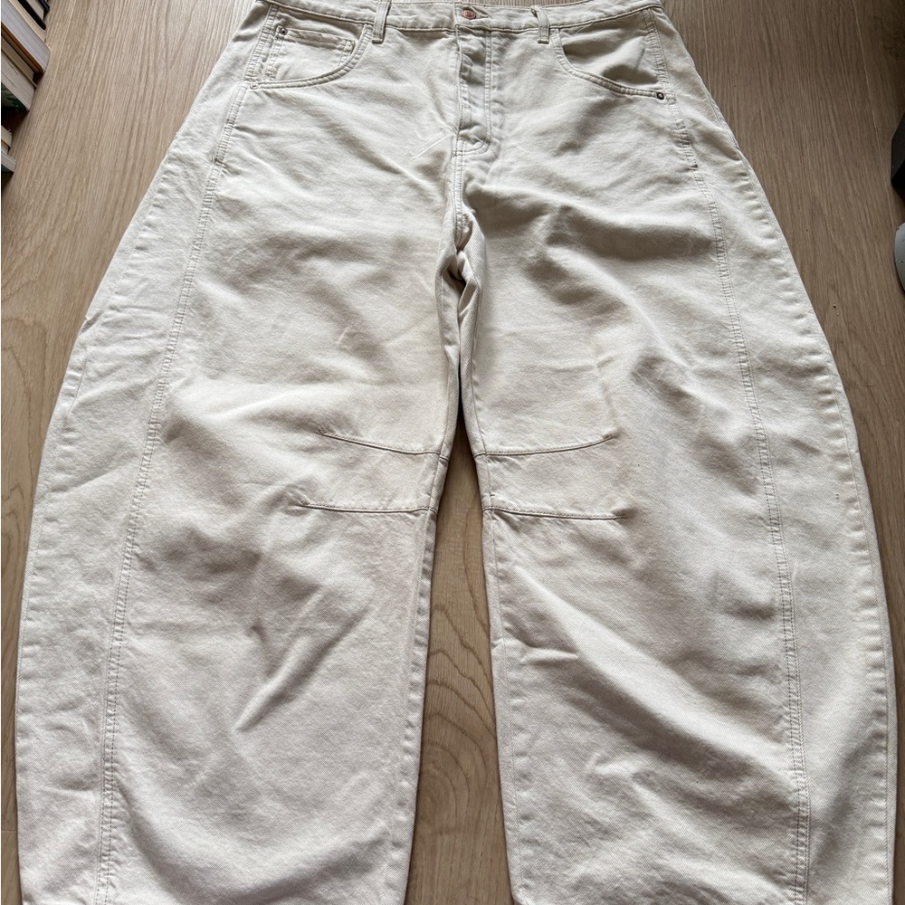 We The Free Wide Leg Pants - Cream